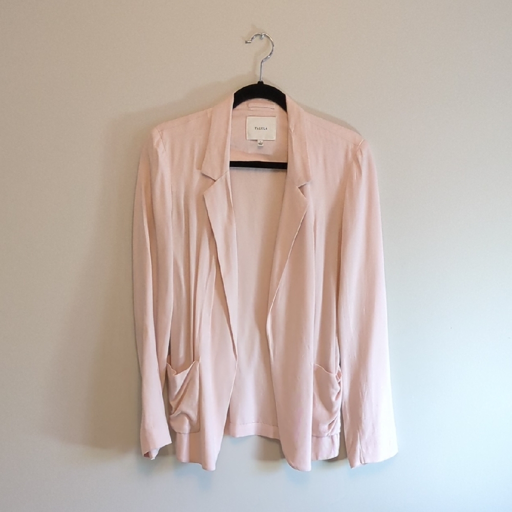 Aritzia Talula Pink Relaxed Blazer
